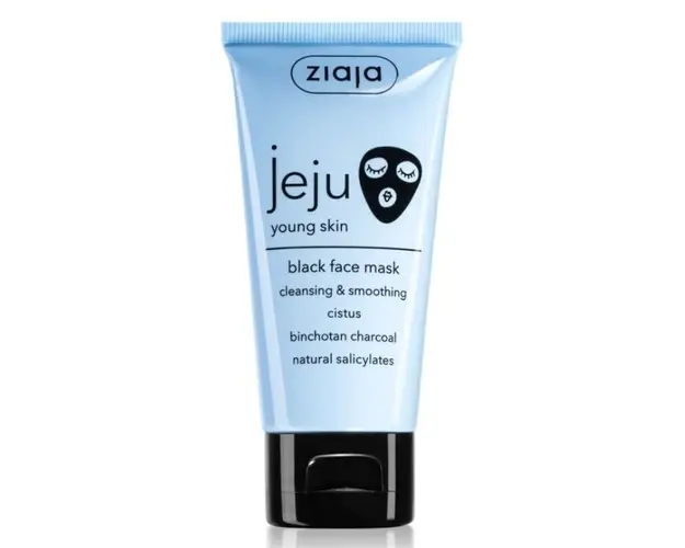 Ziaja Jeju Blue, Masca pentru fata cu carbune, 50 ml