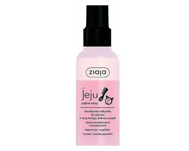 Ziaja Jeju Pink, Balsam duofazic pentru par, 125 ml