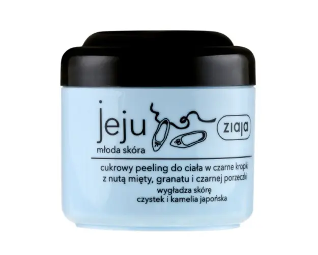 Ziaja Jeju Blue, Scrub pentru corp cu zahar, 200 ml