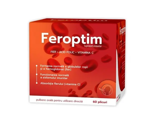 Feroptim, Zdrovit, 60 plicuri
