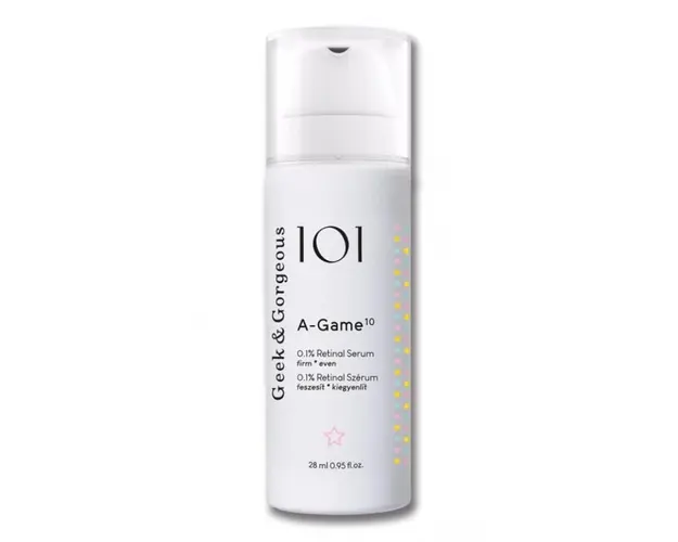 Ser anti-imbatranire cu retinol 0,1% A-Game10, 30 ml, Geek & Gorgeous