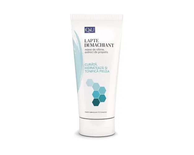 TIS Q4U Lapte demachiant cu miere si propolis, 100ml