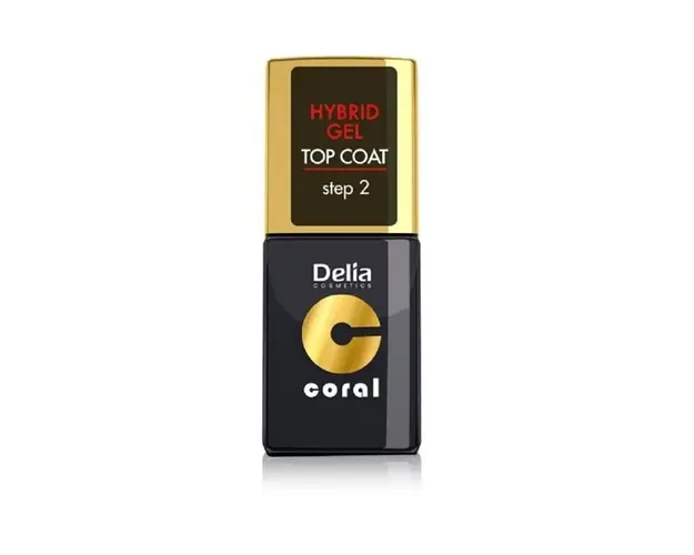 DELIA hybrid gel top coat, 11 ml