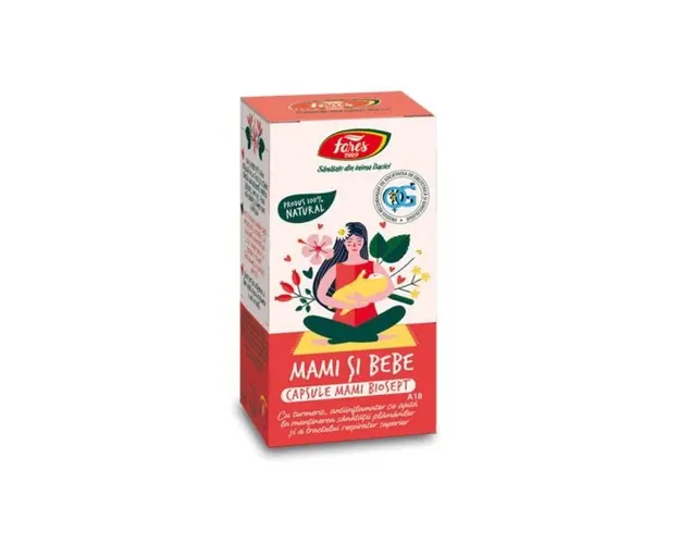 Mami si bebe Biosept, 30 capsule, Fares