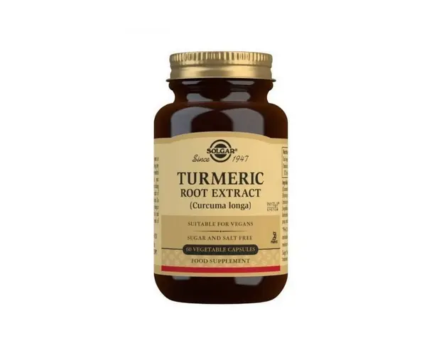 Solgar Turmeric Root Extract, 60 capsule