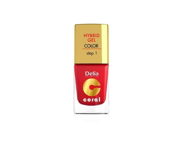 DELIA Oja Hybrid Coral nr. 001 rosu, 11 ml
