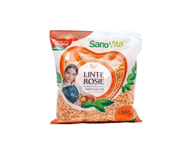 Sanovita Linte Rosie decorticata, 500 g