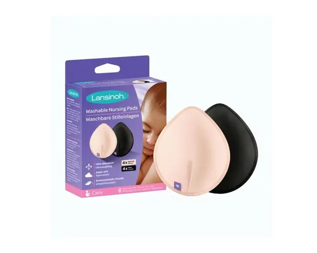 Lansinoh Tampoane san refolosibile negru, roz, 8 bucati