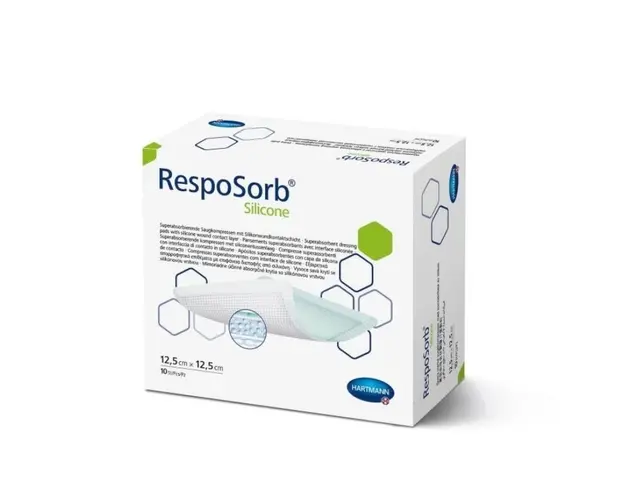 Hartmann RespoSorb Silicone 12,5 x 12,5 cm, 10 bucati
