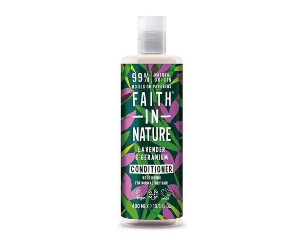 Faith in Nature Balsam natural nutritiv cu Lavanda si muscata, 400 ml