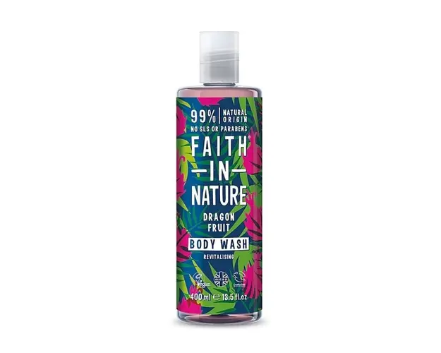 Faith in Nature Gel de dus natural, revitalizant cu fructul dragonului, 400 ml