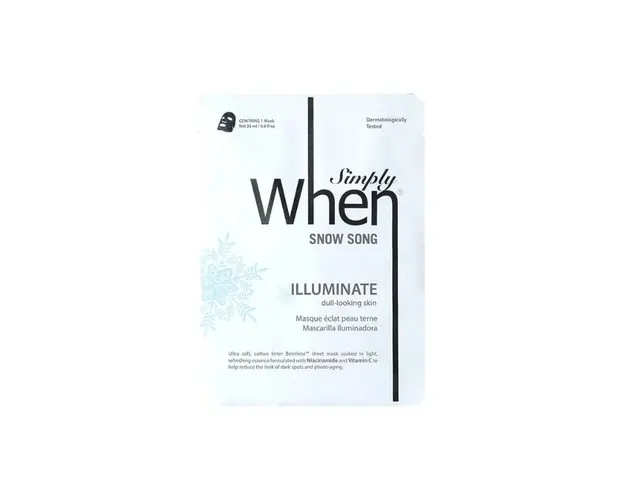 When Masca coreana cu vitamina C si niacinamida, Snow Song, 23g 