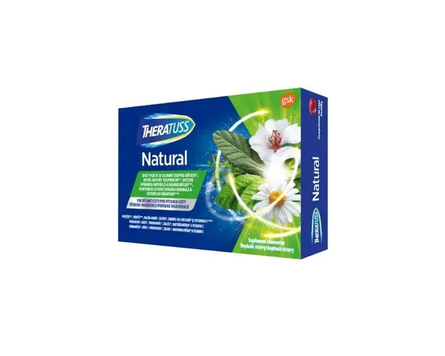 Theratuss Natural, 16 comprimate de supt