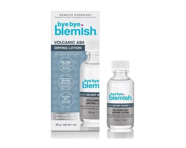 Bye Bye Blemish Volcanic Ash Lotiune pentru uscarea cosurilor, 30 ml