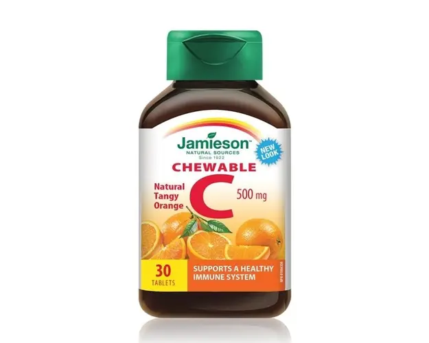Jamieson Vitamina C 500 mg, 30 tablete masticabile
