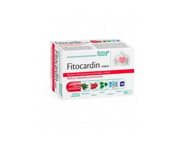 Rotta Natura Fitocardin Forte, 30 capsule 