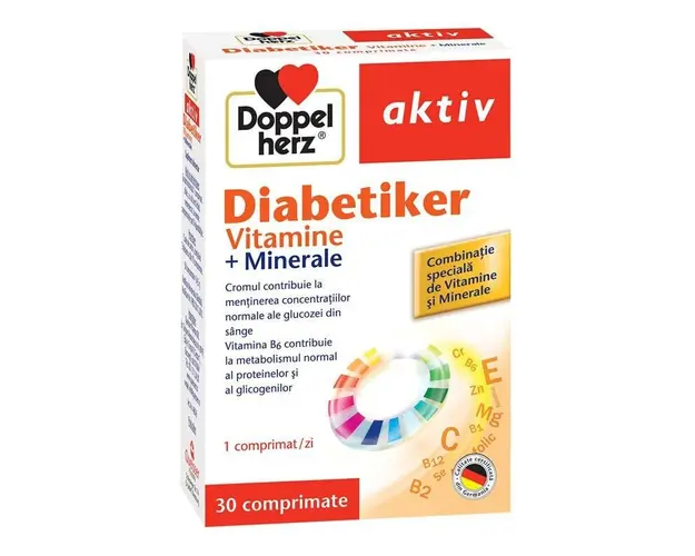 Doppelherz Aktiv Diabetiker Vitamine + Minerale 30 compr.