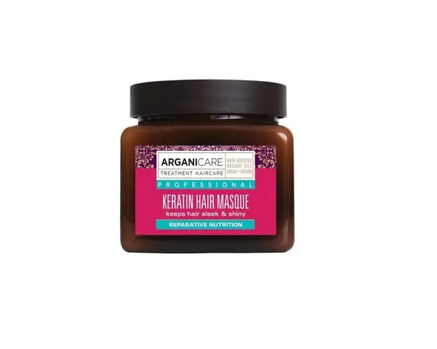 Arganicare Masca reparatoare si nutritiva cu Keratina, 500 ml