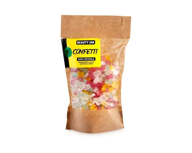 Beauty Jar Cristale spumante pentru baie, Confetti, 600g 