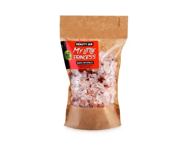 Beauty Jar Cristale de baie calmante cu petale de trandafir, My Little Princess, 600g 
