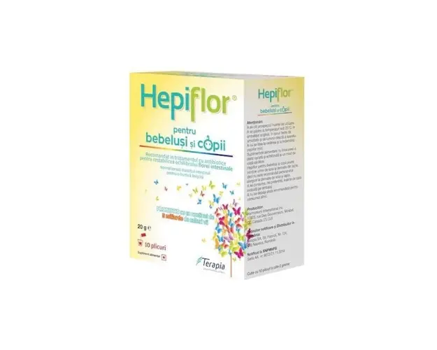 Hepiflor pentru copii si bebelusi, 10 plicuri