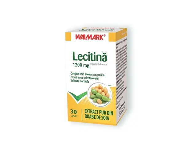 Lecitina 1200mg, 30 capsule, Walmark