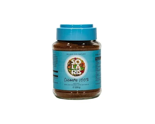 SOLARIS Cicoare 100% instant borcan, 100g 