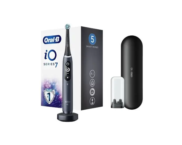 Oral B Periuta electrica iO Series 7, Black + TAXA VERDE 1 RON