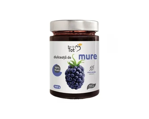 DACIA PLANT Dulceata Mure fara zahar, 360g