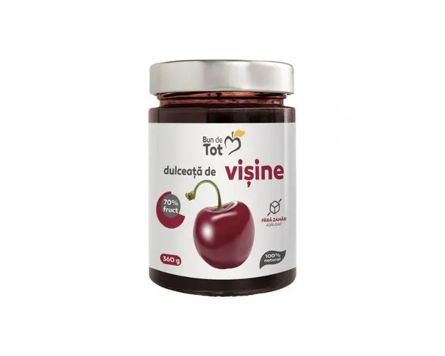 DACIA PLANT Dulceata Visine fara zahar, 360g