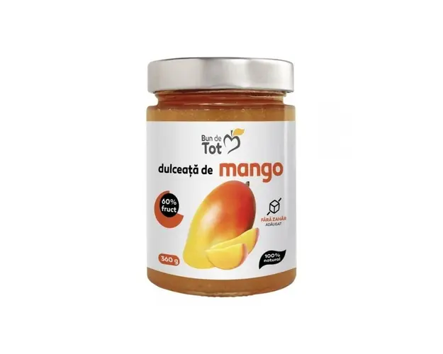 DACIA PLANT Dulceata Mango fara zahar, 360g