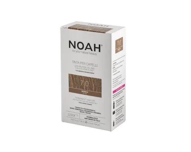 Noah Vopsea de par naturala fara amoniac, Blond (7.0), 140ml
