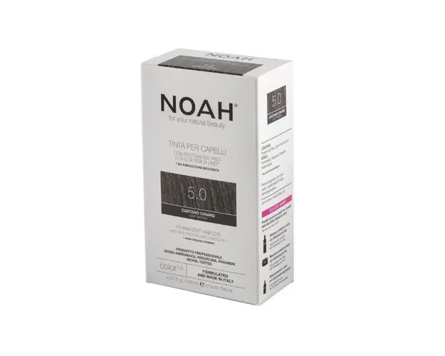 Noah Vopsea de par naturala fara amoniac, Saten deschis (5.0), 140ml 