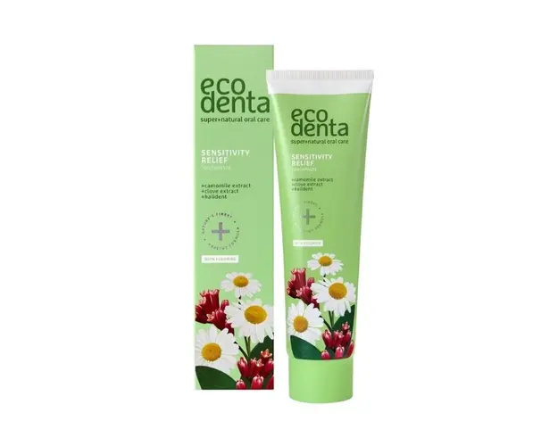 Ecodenta Pasta de dinti cu extract de galbenele pentru dinti sensibili, 100ml