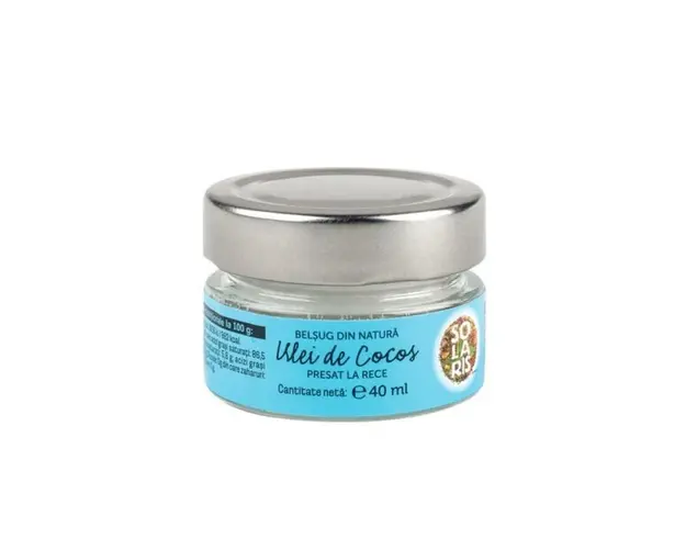 SOLARIS Ulei de cocos presat la rece, 40ml