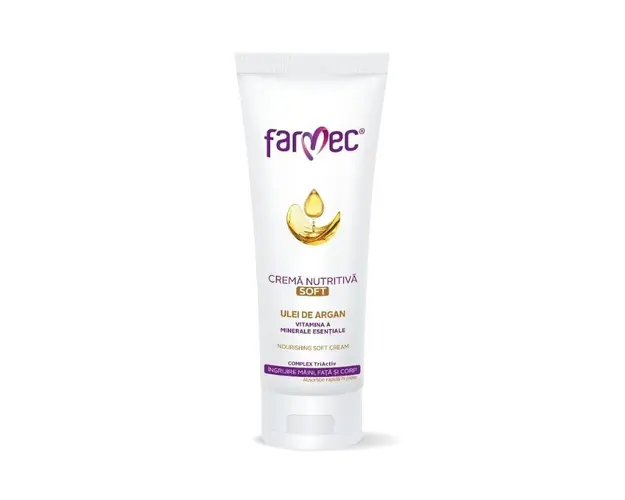 Farmec Crema Nutritiva Soft cu Ulei de Argan, 150ml