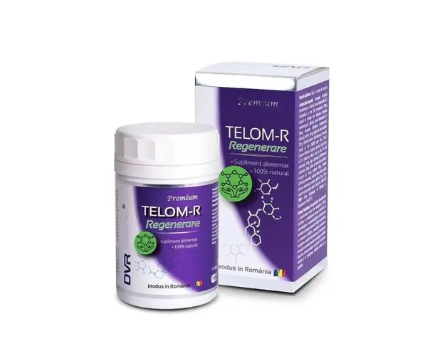 DVR Pharm Telom-R Regenerare, 120 capsule