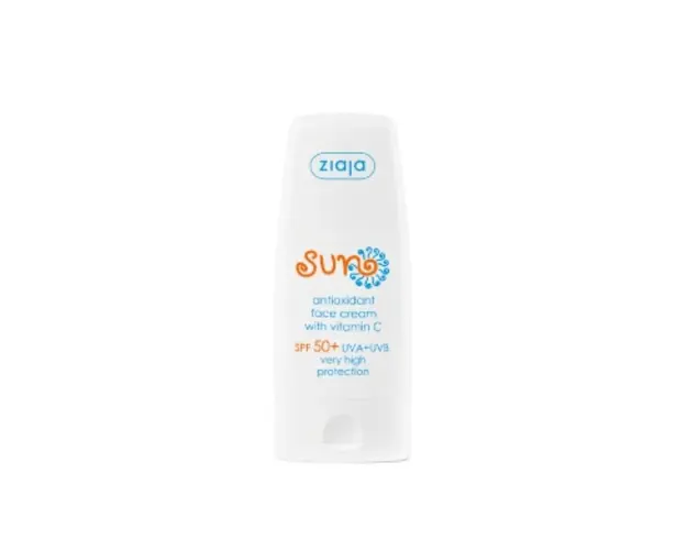 ZIAJA Sun Crema antioxidanta pentru ten cu vitamina C, SPF50, 50ml