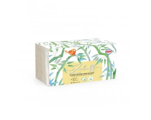 Zuluff scutece din bambus, marimea 1, 1-4 KG, 40 bucati