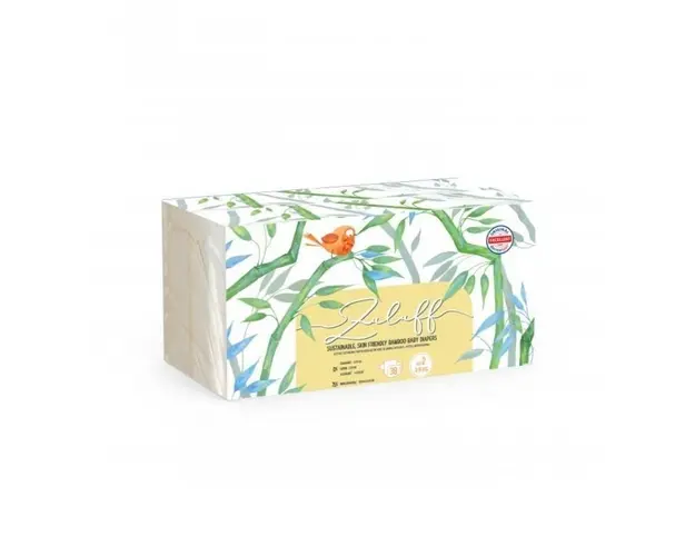 Zuluff scutece din bambus, marimea 2, 3-8 KG, 38 bucati