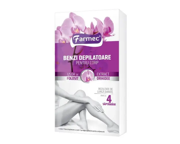Benzi depilare corp orhidee 8260, 150 ml