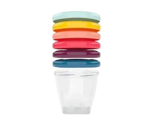 Babymoov Set 6 recipiente, 250ml