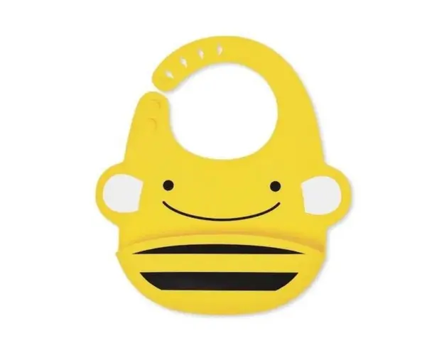 Skip Hop Bavetica din silicon, Albinuta