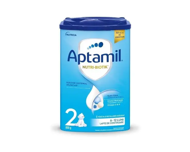 Aptamil® NUTRI-BIOTIK™ 2, Lapte de continuare, 800 g, 6-12 luni