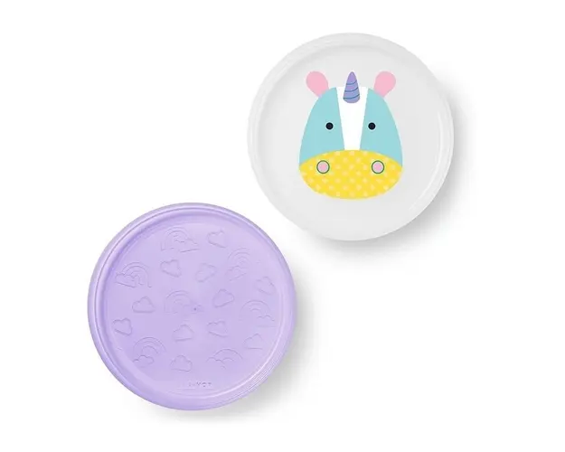 Skip-Hop Set farfurii anti-alunecare, Unicorn