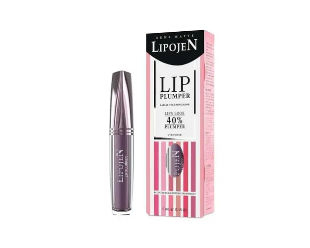 Lipojen Ruj lichid volumizant Temptation semi-mat cu colagen nr. 8, 5 ml