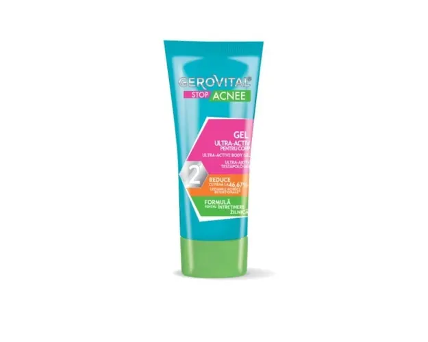 Gerovital Stop Acnee Gel Ultra-Activ pentru Corp, 50ml