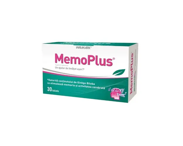 Walmark Memo Plus pentru memorie si concentrare, 30 tablete
