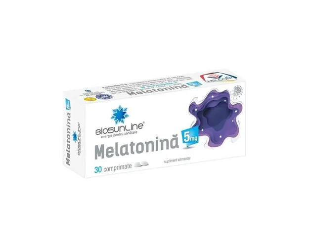 Melatonina 5 mg, 30 comprimate