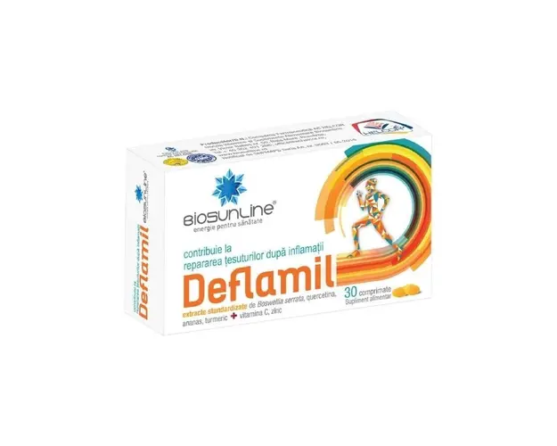 Deflamil, 30 comprimate